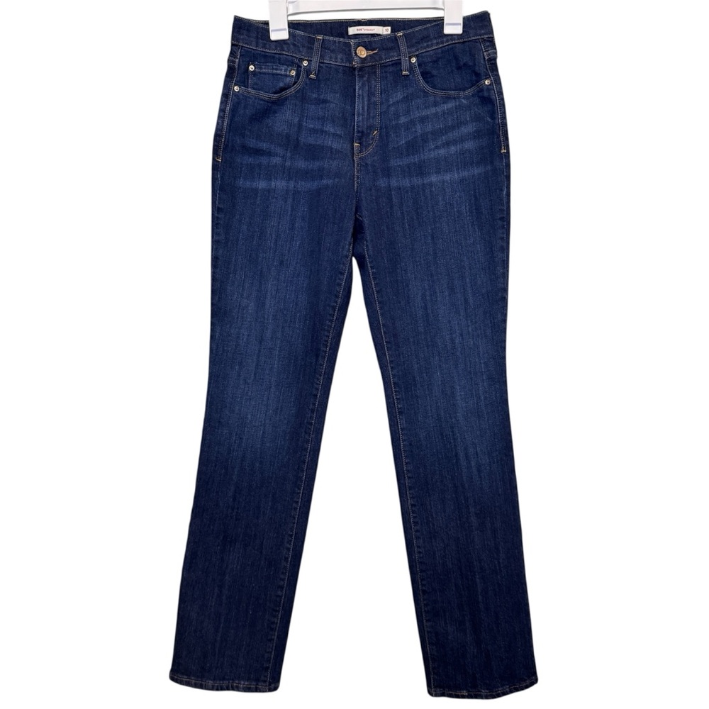 Classic Women's Straight Leg Jeans - Deep Blue
